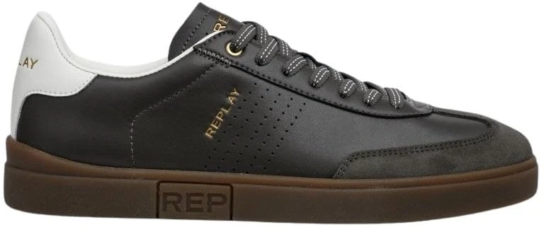 Replay Men's Polys M Scent Trainers, 019 DK Grey, 44 EU, 019 Dk Grey, 10 UK - Image 1