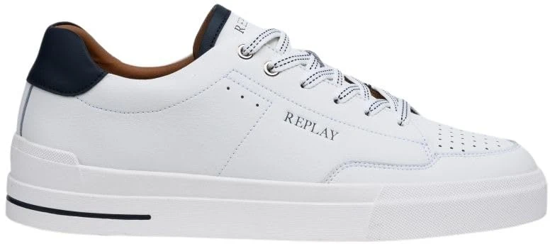 Replay Men's Evan Sport Trainers, 041 Off White, 42 EU, 041 Off White, 9 UK