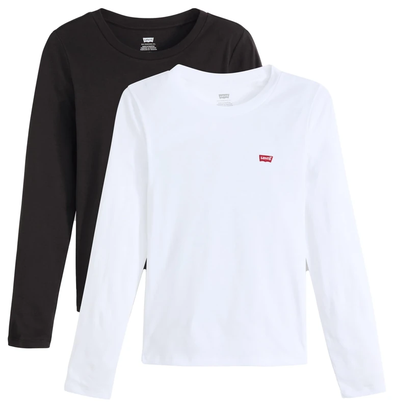 Levi's Women's 2-Pack Essential Long-Sleeve Tee T-Shirt - Image 1