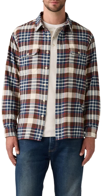 Levi's Jackson Worker Lorcan Plaid Wild Road Pl, Lorcan Plaid Wild Ro, L