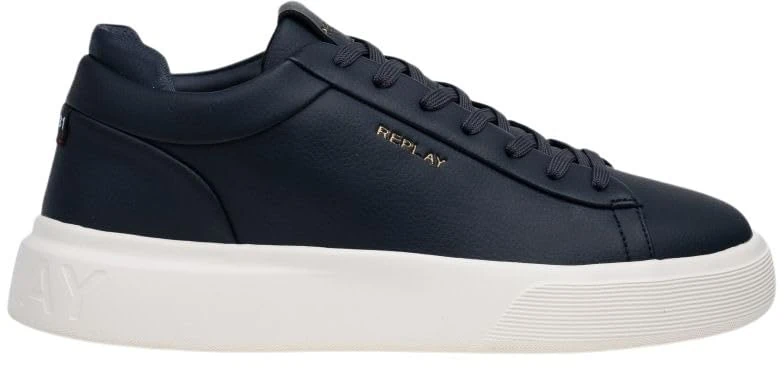 Replay Men's Notting Double Trainers, 040 Navy, 42 EU, 040 Navy, 9 UK