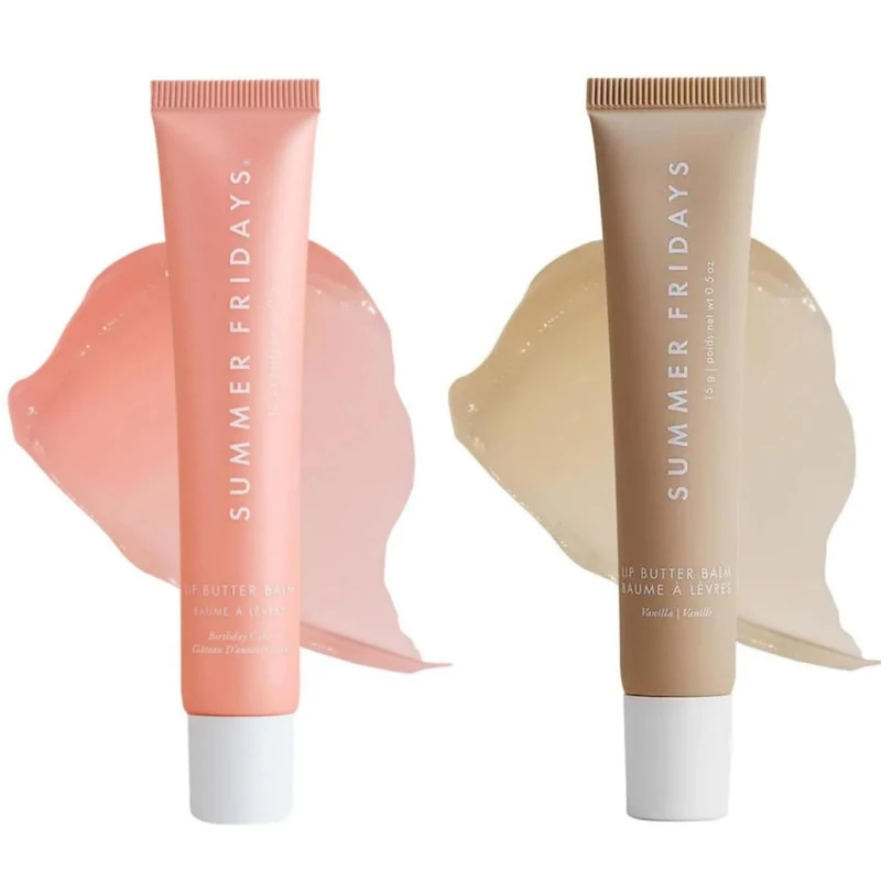 Summer Fridays Lip Butter Balm - Moisturizing Natural Lip Care, Conditioning Mask for Instant Moisture, Shine and Hydration - Sheer-Tinted, Soothing