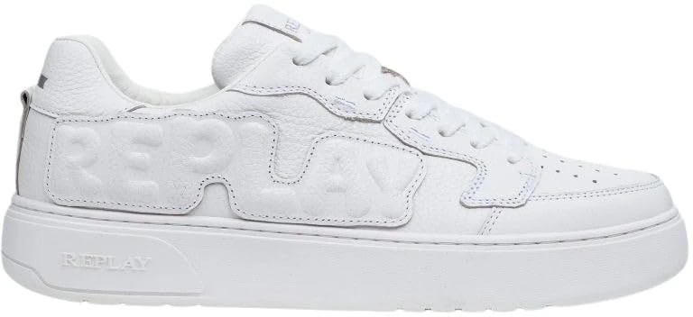 Replay Men Kai Union Sneaker, 061 White, 9 UK