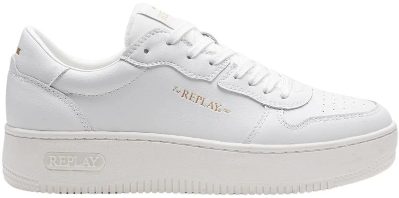 Replay Men Epic High M Base Block Sneaker, 061 White, 9.5 UK