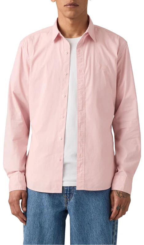 Levi's LS Battery Hm Shirt Slim Lotus Stretch P, Lotus, XL