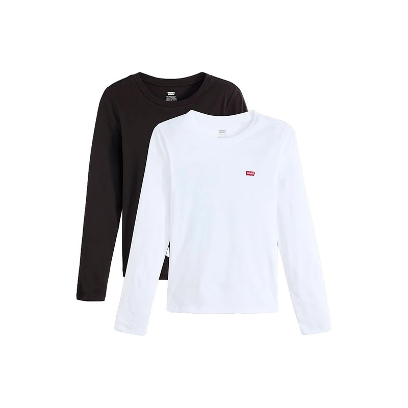 Levi's Women's 2-Pack Essential Long-Sleeve Tee T-Shirt