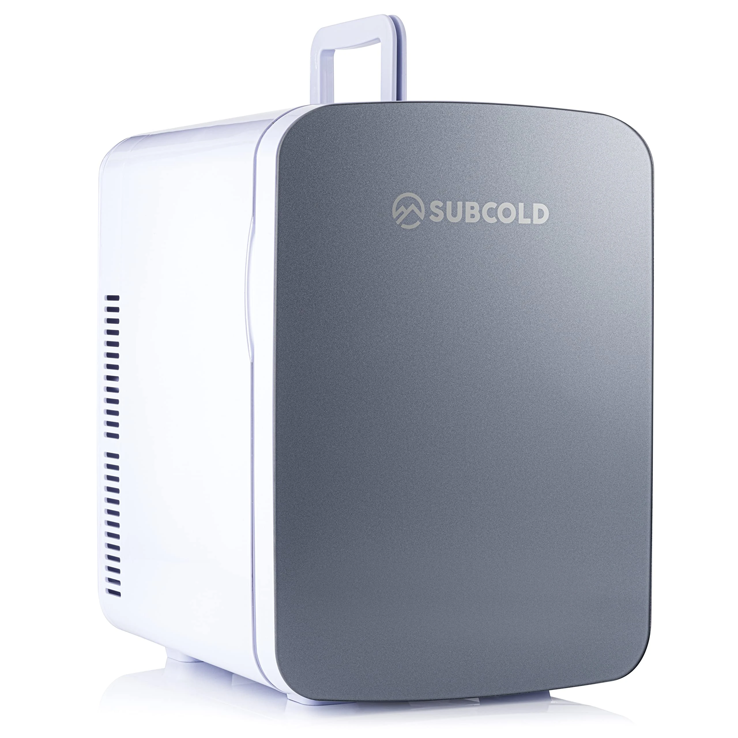 Subcold Ultra 15 Mini Fridge Cooler & Warmer | 3rd Gen | 15L capacity | Compact, Portable and Quiet | AC+DC Power Compatibility (Grey New)