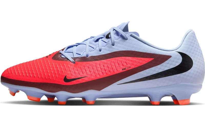 Nike Unisex Phantom 6 Low Acad Fg/Mg Football Shoes, Royal Tint/Bright Crimson, 10