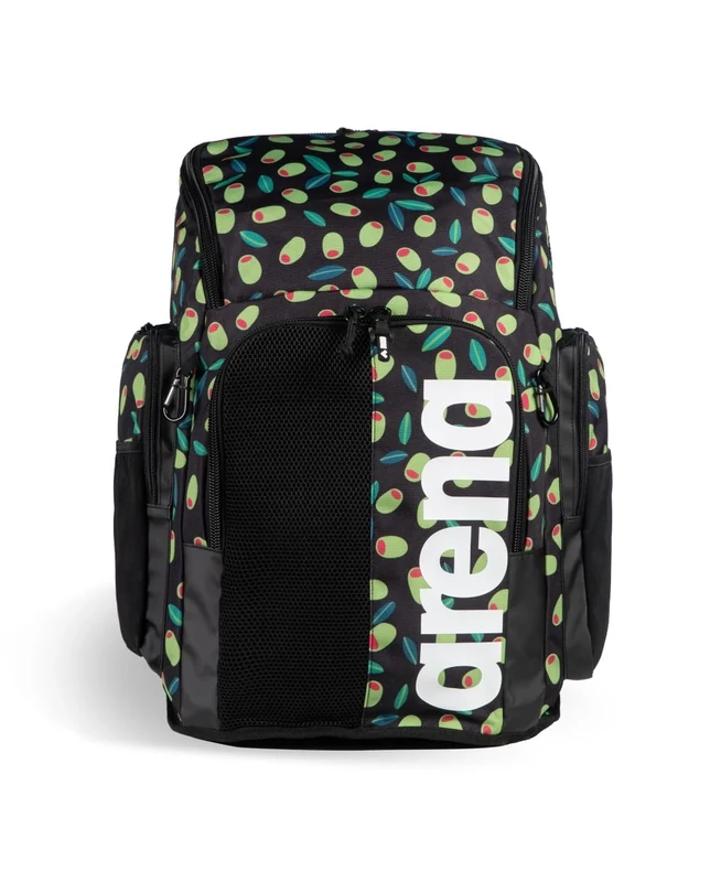 ARENA Spiky III Backpack 45 Swimming Athlete Sports Gym Rucksack Large Training Gear Equipment Swim Bag for Men and Women, 45 Liters, Olives