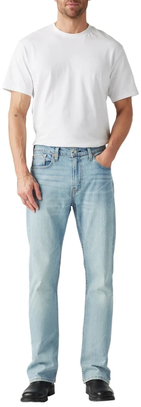 Levi's Men's 527 Slim Boot Cut Denim Jeans, Colour Here We Stop, Size 31 34, Here We Stop, 31 W/34 L