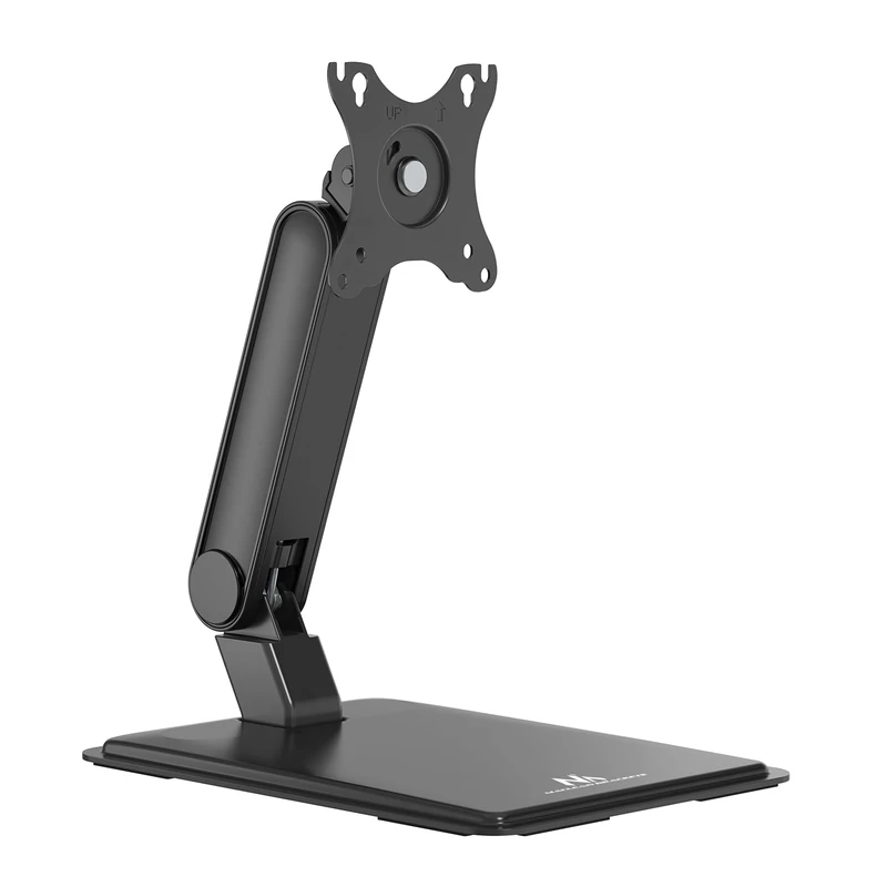 Maclean MC-989 Touchscreen Mount 17-32 Inch VESA 75 x 75/100 x 100 Freestanding Tilting 180° Rotation Height Adjustable up to 8 kg Ergonomic Stable Monitor Stand for Office and Home Office