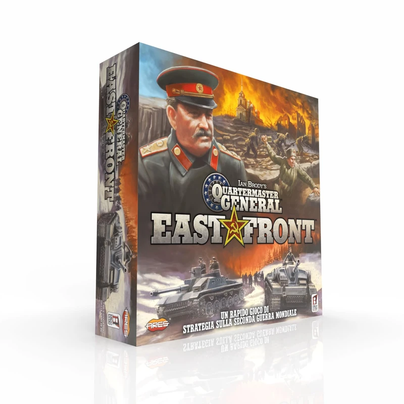 Asmodee - Quartermaster East Front, Strategy Board Game for 2 Players, 14+ Years, Italian Edition