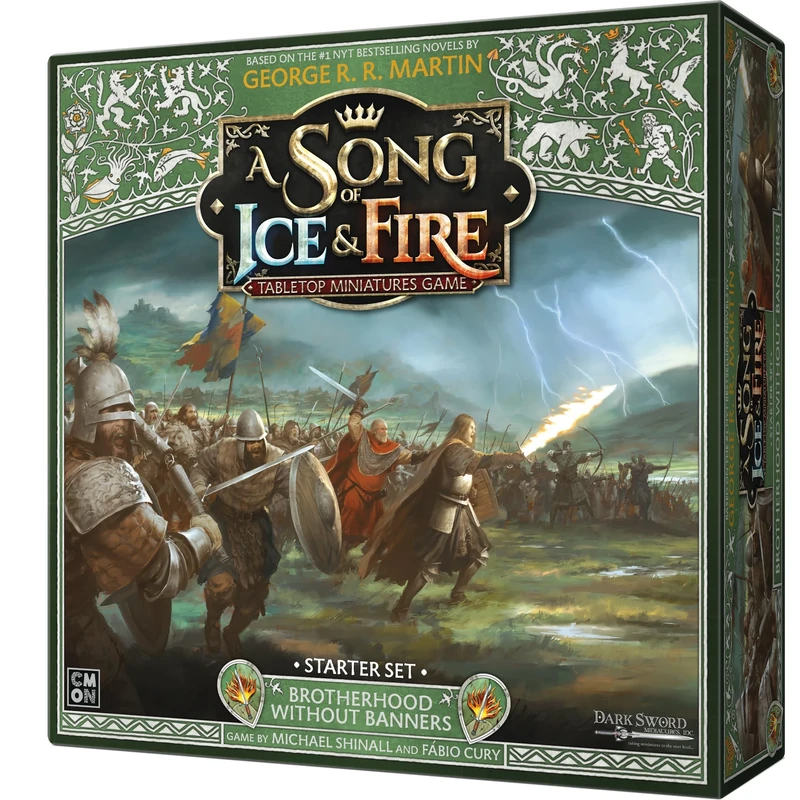 CMON | A Song of Ice & Fire: Brotherhood Without Banners Starter Set | Tabletop Miniatures | Ages 14+ | 2+ Players | 45-60+ Minutes Playing Time