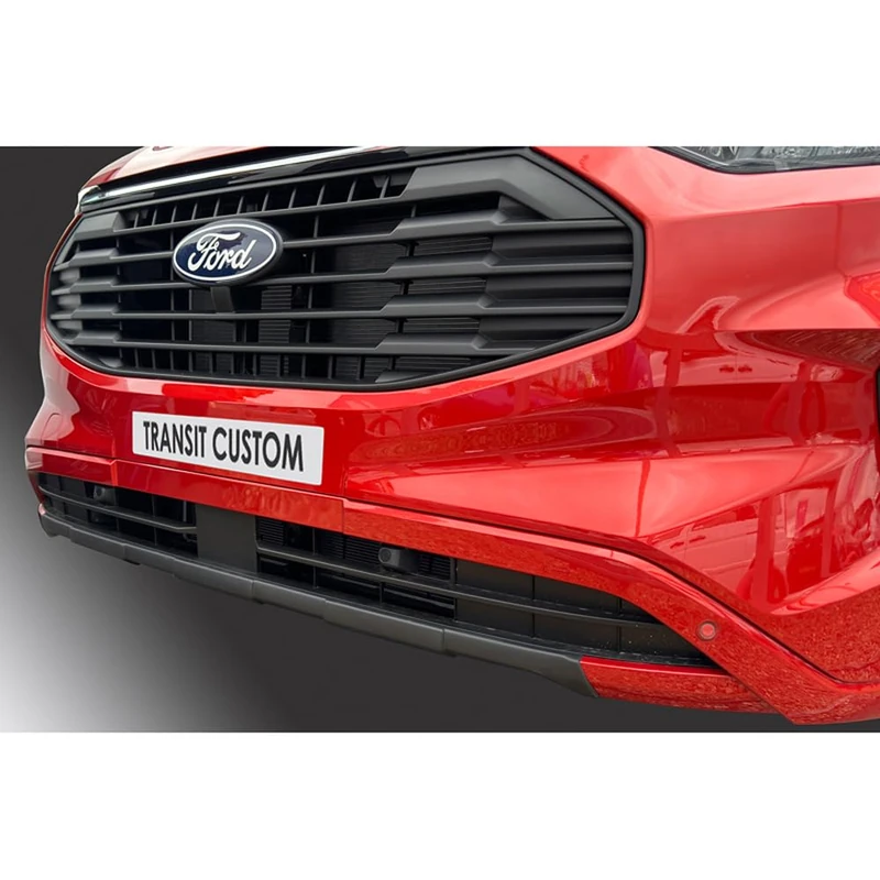 RGM Front spoiler 'Skid-Plate' compatible with Ford Transit Custom/Tourneo Custom 2023- Black (ABS)