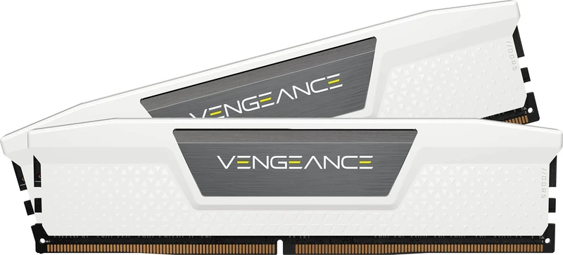 CORSAIR VENGEANCE DDR5 RAM 32GB (2x16GB) 6000MHz CL30-36-36-76 1.4V AMD EXPO & Intel XMP Desktop Computer Memory – White (CMK32GX5M2B6000Z30W)
