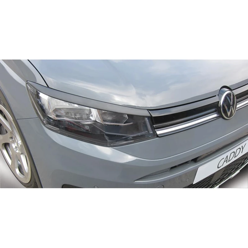 RGM Head light spoilers compatible with Volkswagen Caddy V 2020- (Halogen) (ABS)