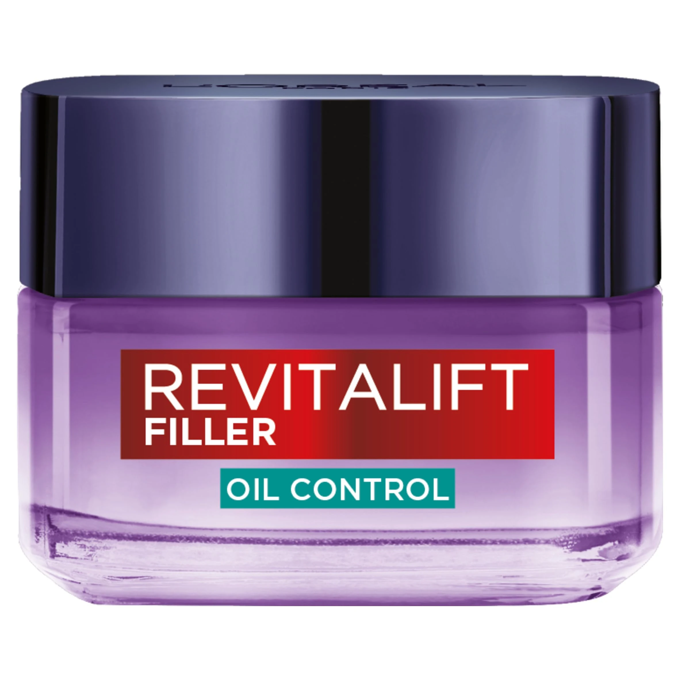 L'Oréal Paris Revitalift Filler 8H Oil Control Hyaluronic Gel Cream, Reduces Oiliness & Mattifies Skin, Gel-texture cream, Actively Regulate Sebum & Instantly Replumps Skin, 50ml