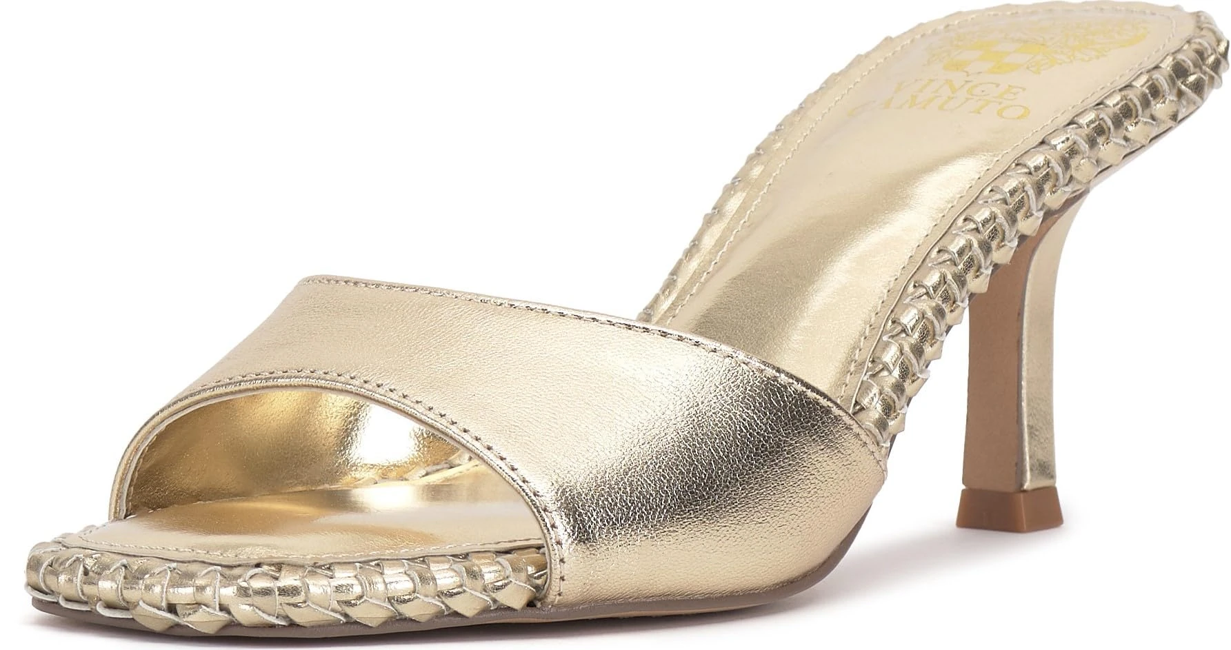 Vince Camuto Women's Emmla Heeled Sandal, Egyptian Gold, 9 UK