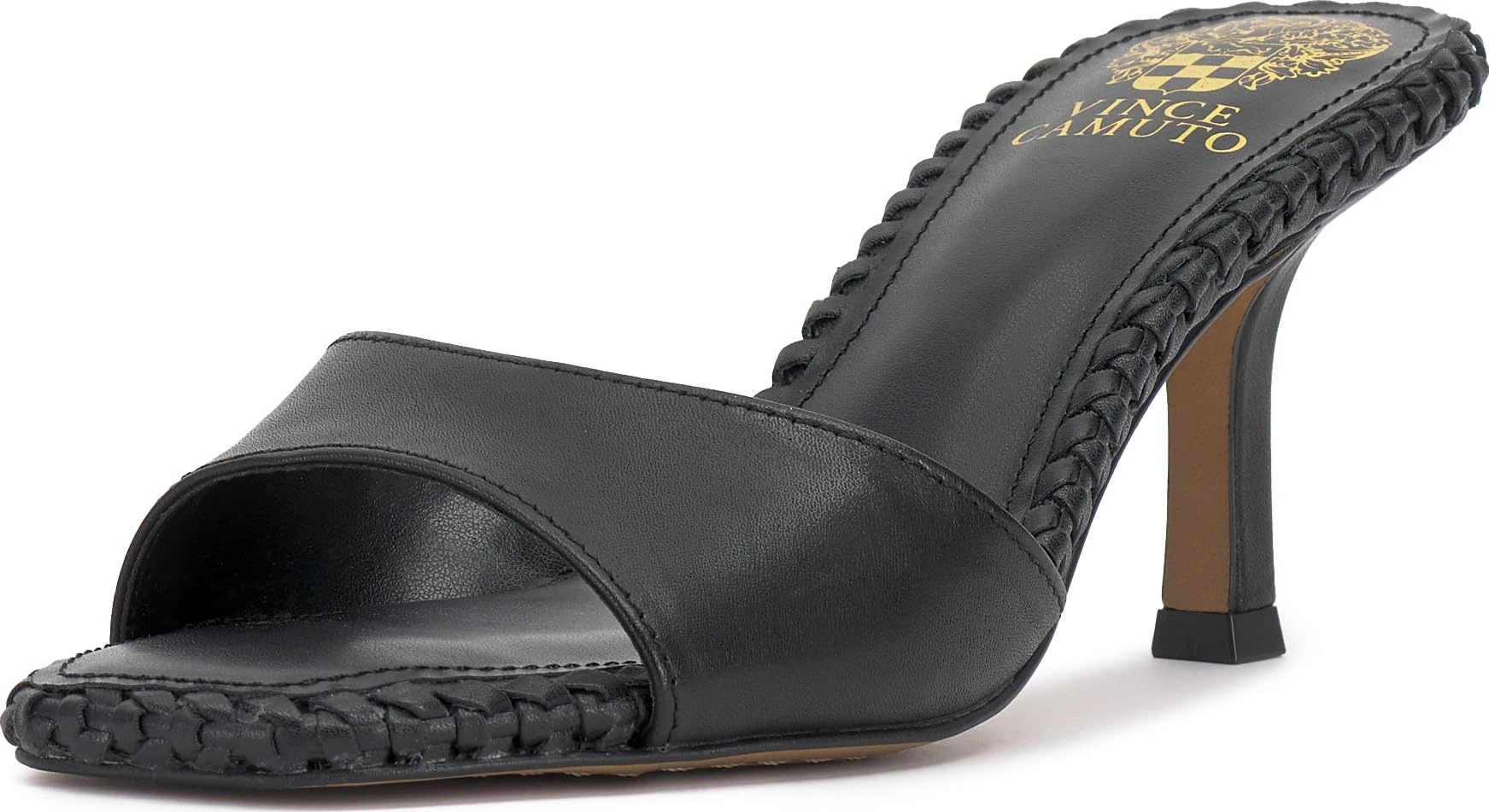 Vince Camuto Women's Emmla Heeled Sandal, Black, 2.5 UK