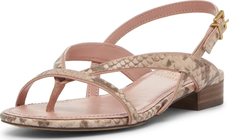 Vince Camuto Women's Melly Flat Sandal, Pale Pink, 8 UK