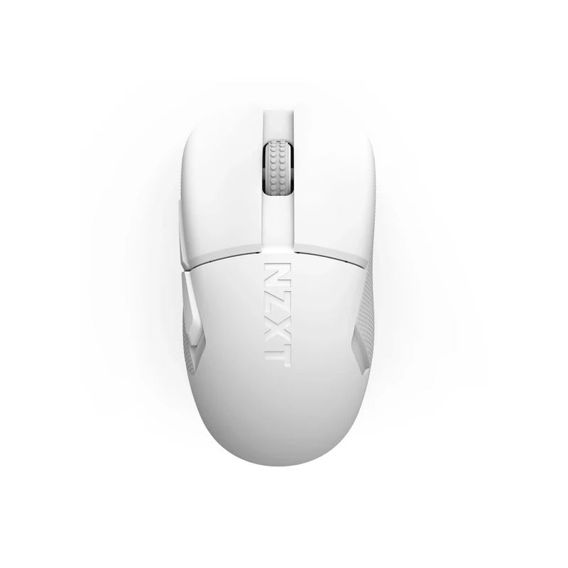 NZXT Lift Elite Wireless Gaming Mouse - Ultra-Lightweight 57 g - 4K/8K Polling Rates, Optical Switches, 26K DPI Optical Sensor - Long Battery Life - Rubber Side Grips - 5 Programmable Buttons - White - Image 1