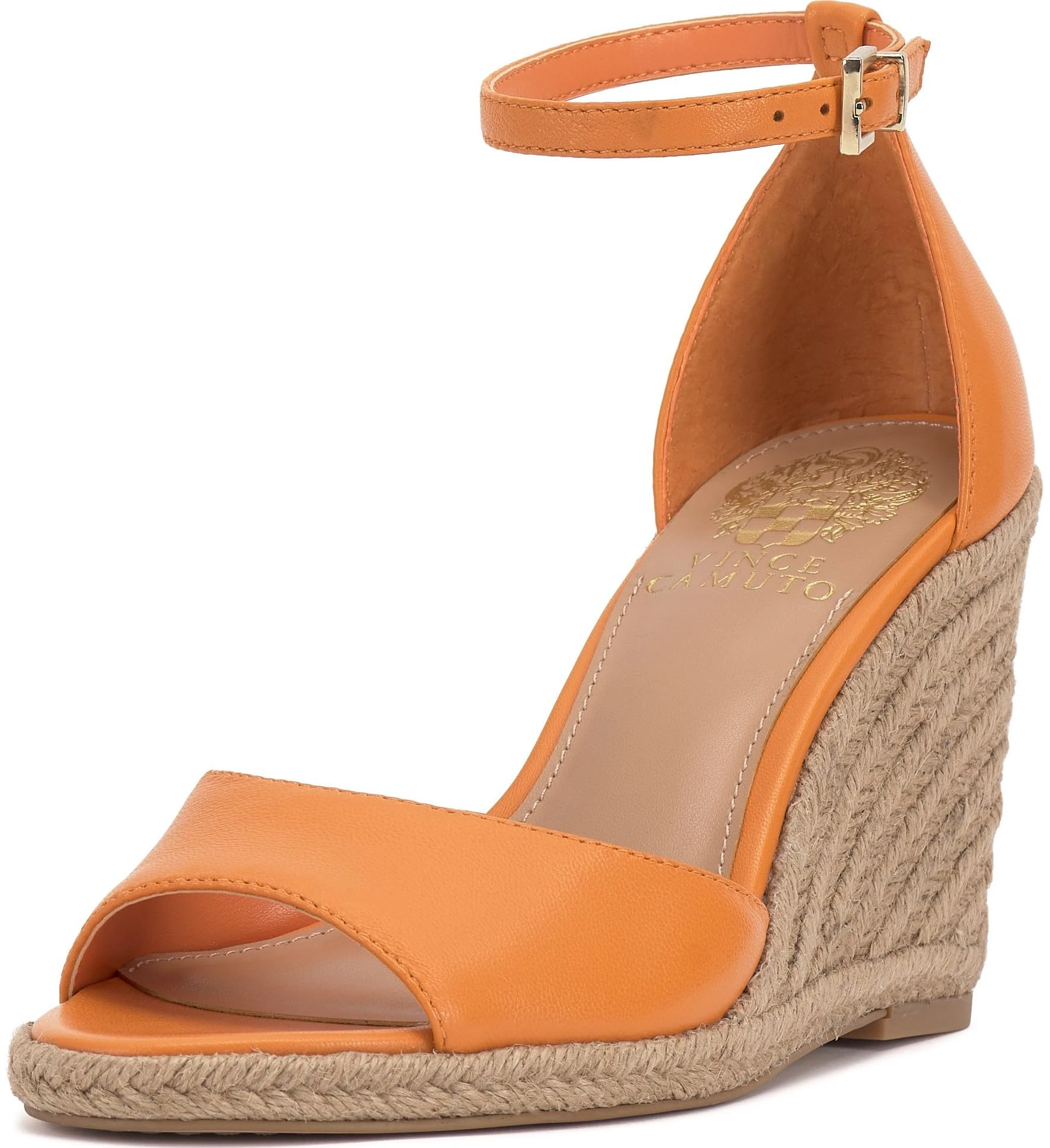 Vince Camuto Women's Felyn Wedge Sandal, Mandarino, 2.5 UK