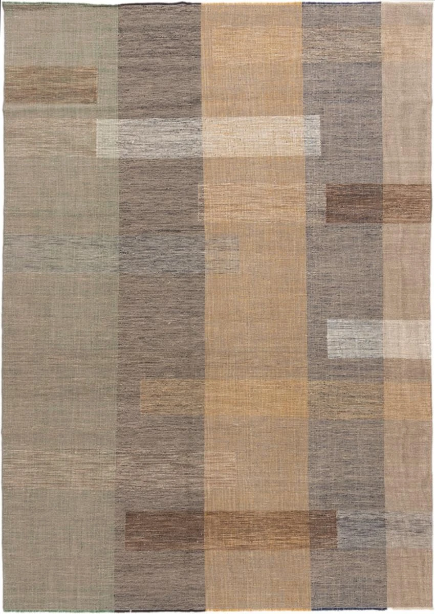 Nain Trading Kilim Afghan Rainbow 207x294Handwoven Modern Oriental Rug Design Rug Rug Carpet Wool