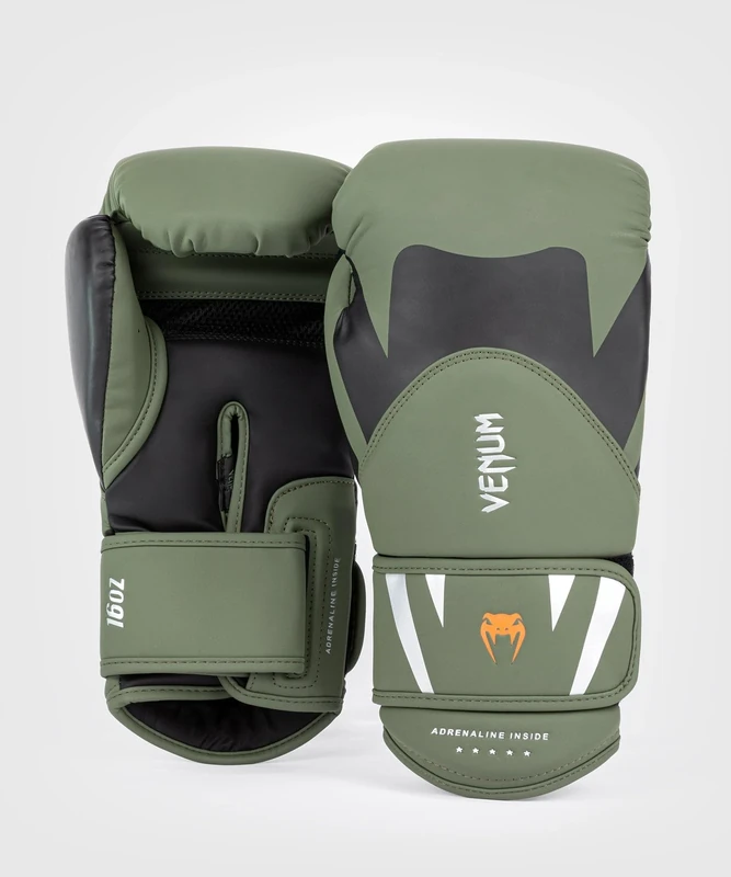 Venum Challenger 4.0 Boxing Gloves, Khaki and Black