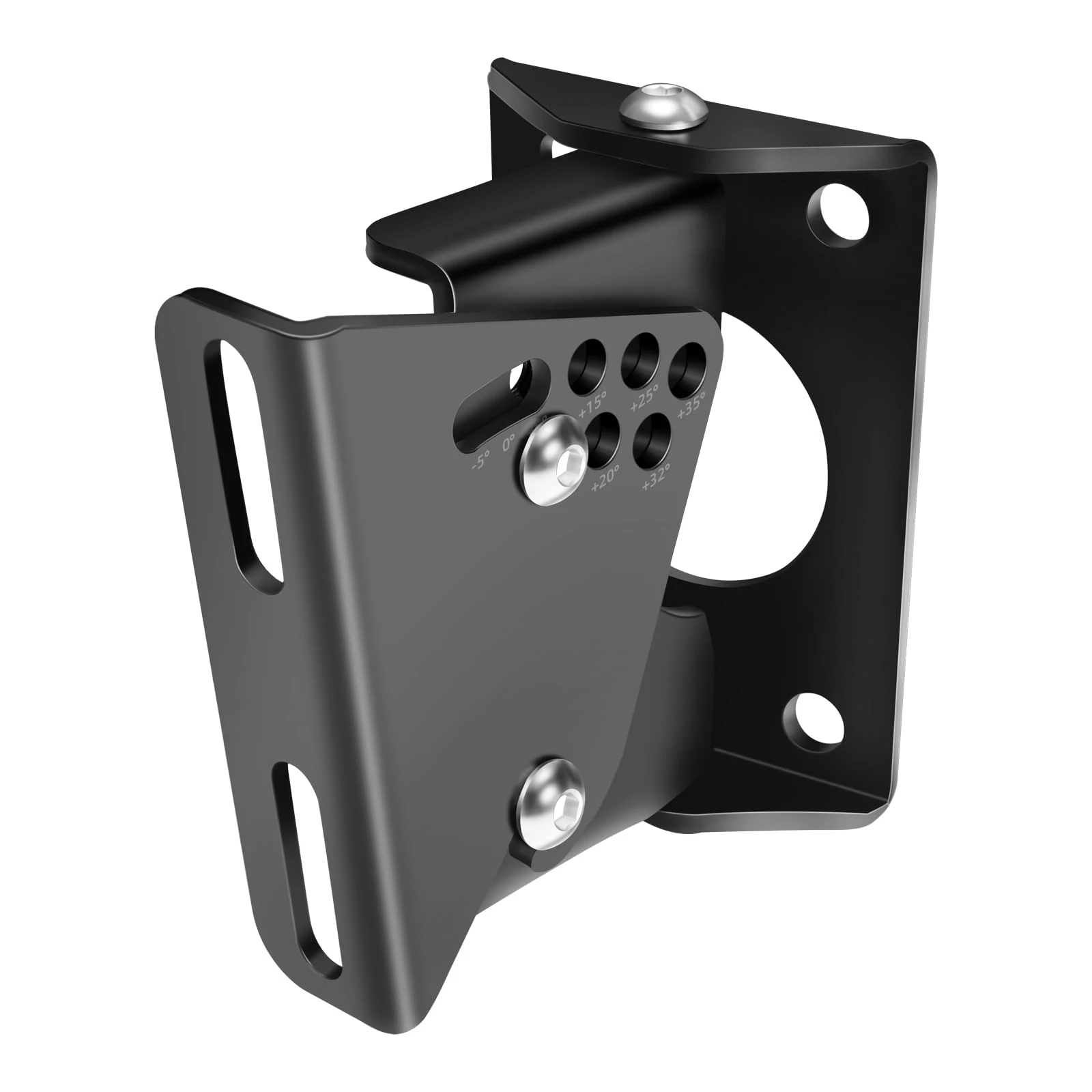 TaoAcc Speaker Wall Bracket, Universal Speaker Mount for Samsung/Bose/LG/Yamaha/Teufel, Compatible with Speakers up to 40kg, Adjustable Angle, Wall Mounting