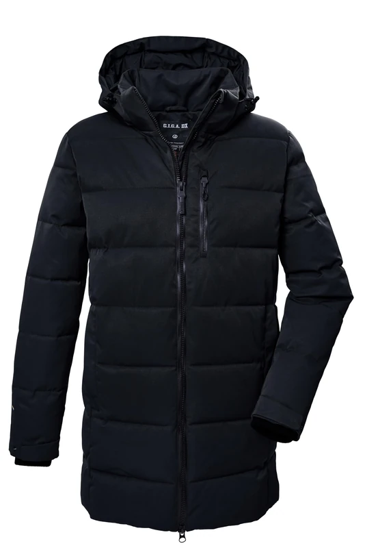 G.I.G.A. DX GW 10 MN QLTD PRK 41872-000 Men's Quilted Parka/Functional Parka with Zip-Off Hood Black L