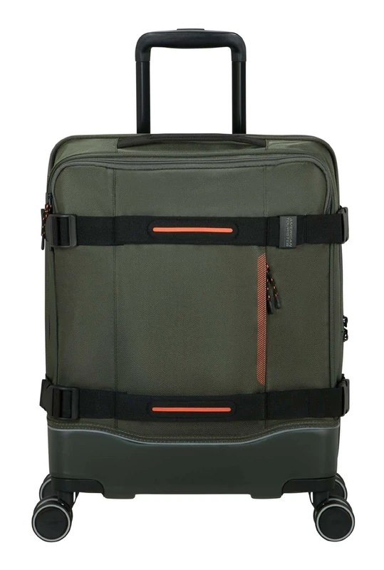 American Tourister Urban Track - Spinner S, Hand Luggage, 55 cm, 41.5 L, Dark Khaki