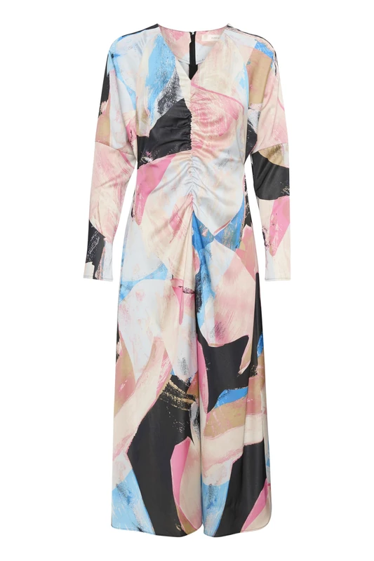 InWear Women's Valerieiw Dress, Pale Pink Art, 6