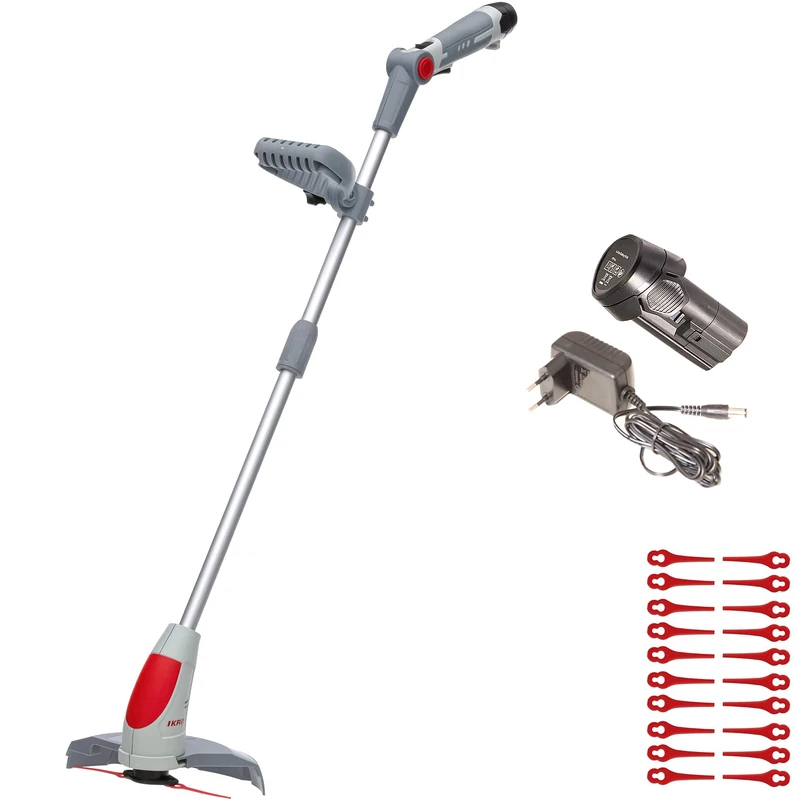 IKRA IART 1224 Grass Trimmer - Battery, Charger & 20 Blades