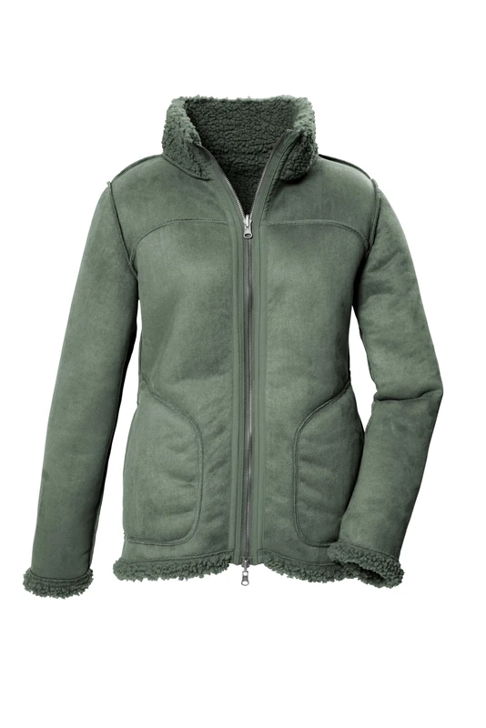 G.I.G.A. DX Women's Reversible Jacket in Suede Look GW 62 WMN JCKT, Dark Mint, 48, 42384-000 - Image 1