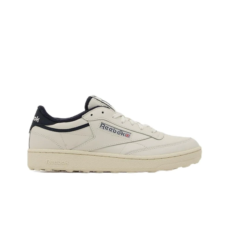 Reebok Men's Club C Golf Sneaker, Chalk/Vintage Chalk/Vector Navy, 39