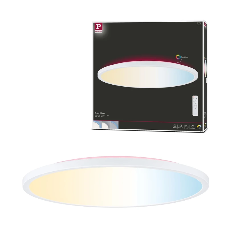 Paulmann Atria Shine PL Sep Switch 32W TunW RGB 400mm White Plastic 71192