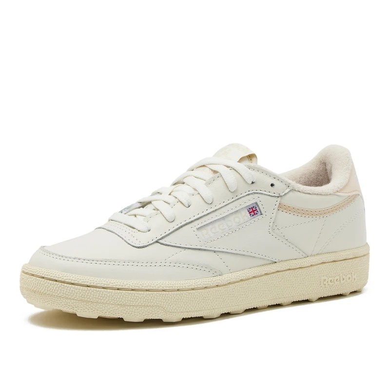 Reebok Women's Club C Golf Sneaker, Chalk/Vintage Chalk/Tapioca, 37