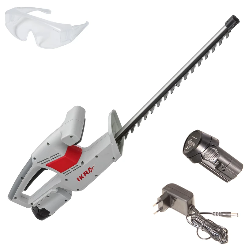 IKRA IAHS 1240 Cordless Hedge Trimmer with Battery and Charger