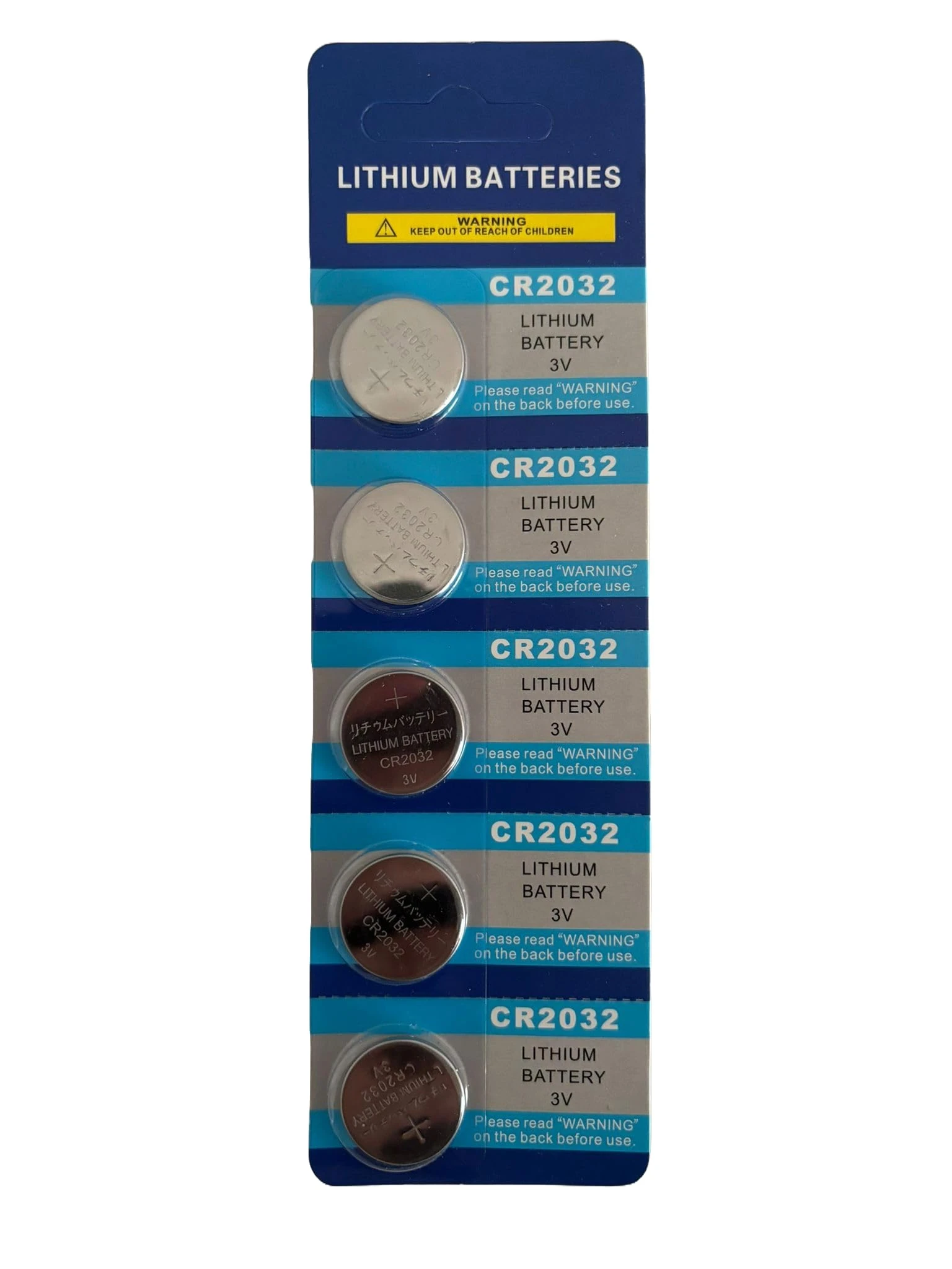 Sivitec 5x CR2032 3V Button Cell Coin Lithium Batteries for Watch, Electronic Toy, Remote