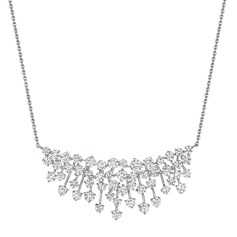 Hueb 18k Luminus White Gold Necklace 3.21ct VS-GH Diamonds - 16\