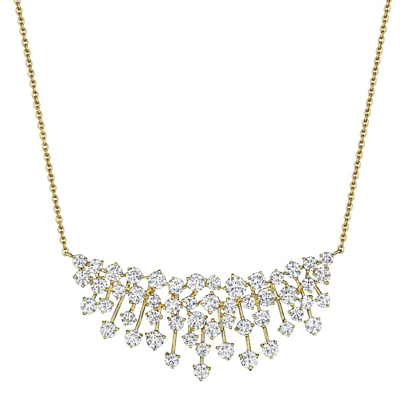 Hueb,18k Luminus Yellow Gold Necklace With 3.13 Cts Vs-Gh Diamonds,16"