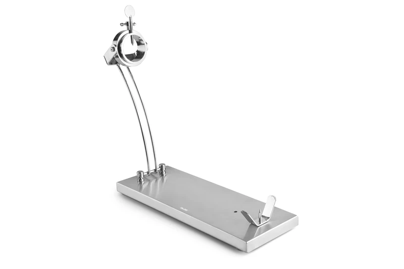 IBILI - Folding Ham Holder + Gourmet Cut Rotary, Stainless Steel, 49 x 16 cm