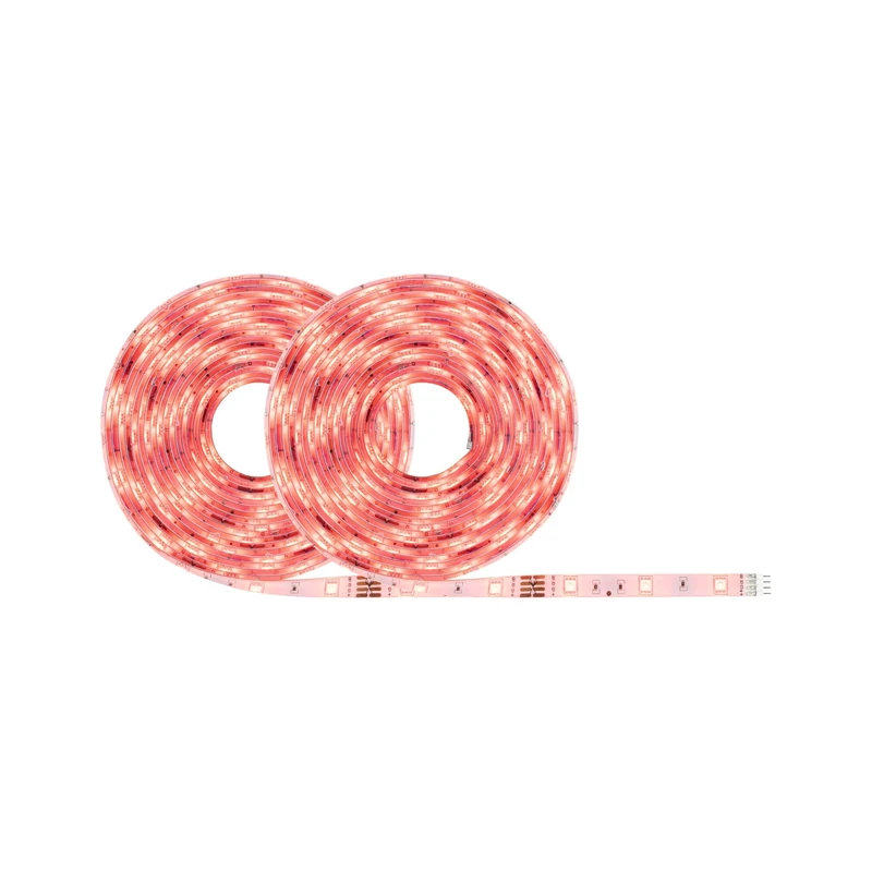 Paulmann 78980 SimpLED Strip Set 10 m LED Strip 28W Light Strip RGB Multicolour Lighting Strip Coated