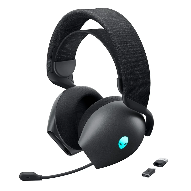 Alienware Tri-Mode Wireless Gaming Headset - AW725H (Lunar Light)