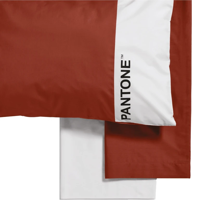 Osama Home Pantone – Complete Bed Set with Double Bed Sheets 180 x 280 cm + Fitted Sheet 130 x 200 cm with Elastic Bands for Mattress up to 30 cm High + 1 Pillow Case 50 x 80 cm