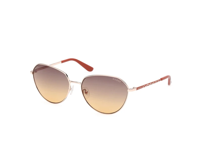 GUESS Ladies Women GU0014832F60 Sunglass Sunglasses Shiny Pale Gold, Shiny Pale Gold, 60