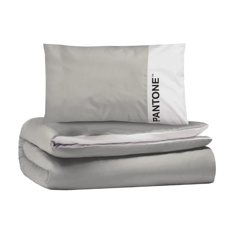 Osama Home Pantone™ Double Duvet Cover Set Cotton for Duvet Bed Consisting of Duvet Cover 255 x 200 cm with Flap 40 cm + Pillow Cases for Bed 50 x 80 cm, Duvet Cover Set for Double Bed Set