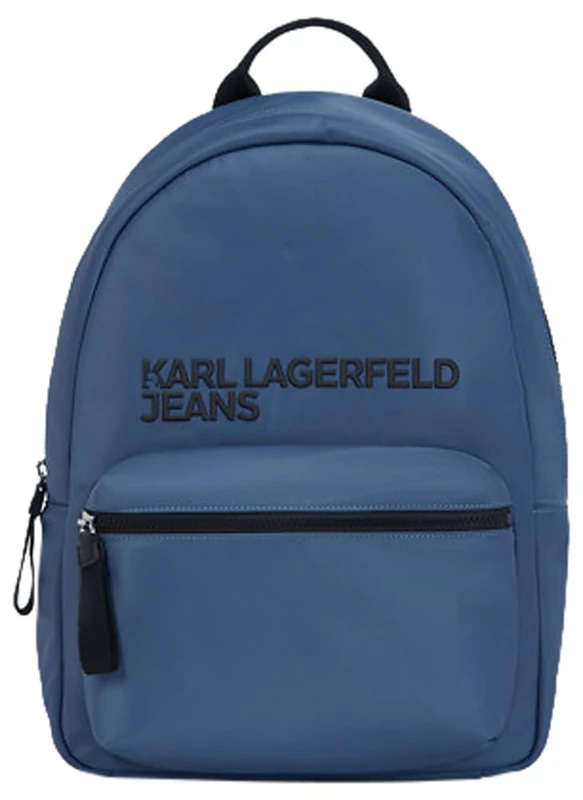 KARL LAGERFELD JEANS, Men's, Essential Nylon Backpack, Blue, One size