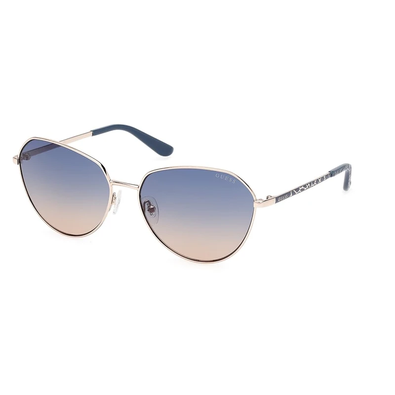 GUESS Unisex GU00148 Sunglasses, Gold, 135