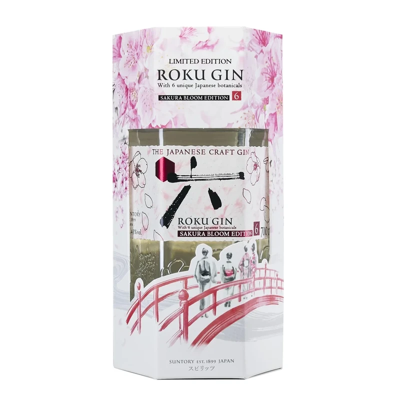 Roku Japanese Craft Gin - Sakura Bloom Edition - 700ml